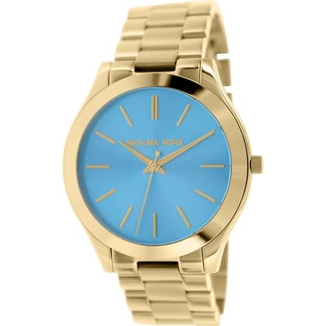 michael kors gold turquoise watch|michael kors goldtone watch.